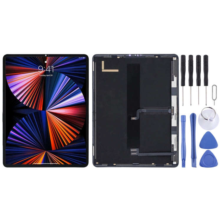 LCD Screen and Digitizer Full Assembly for iPad Pro 12.9 inch 2021 2022 A2378 A2461 A2379(Black)