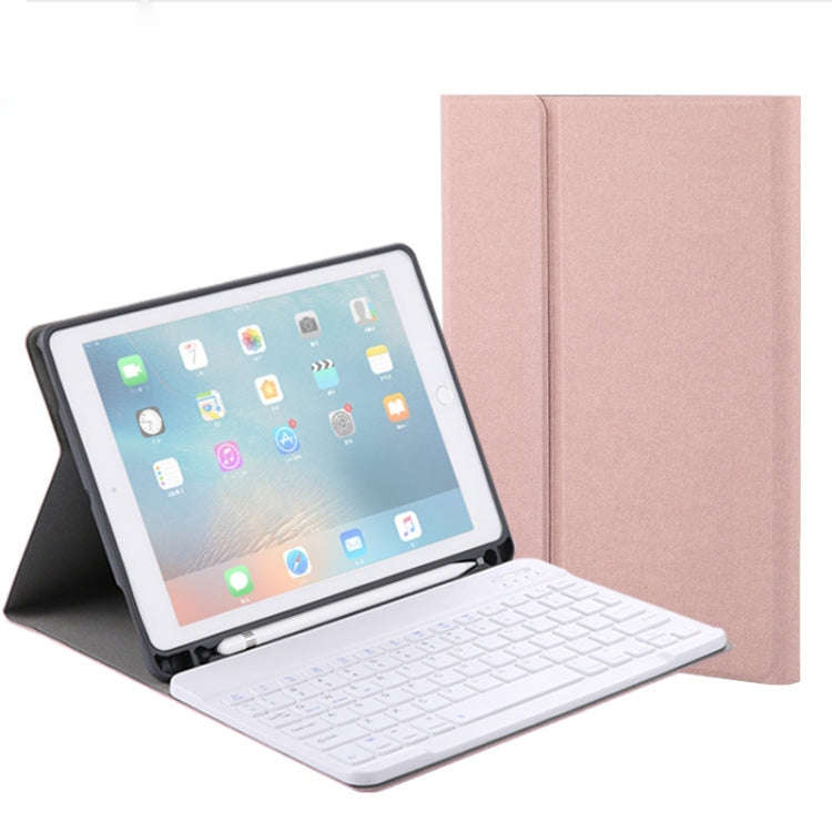 RK508 For iPad Air 2 & Air 1 / Pro 9.7 inch & 2017 iPad & 2018 iPad Silk Texture Detachable Plast...