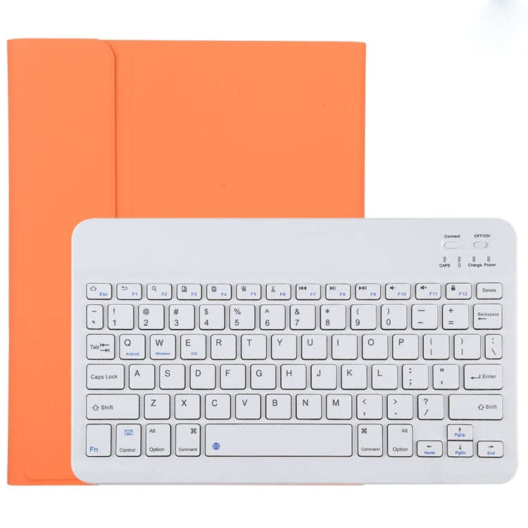 TG11B Detachable Bluetooth White Keyboard + Microfiber Leather Tablet Case for iPad Pro 11 inch (...