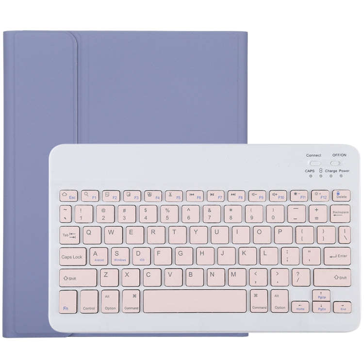 TG11B Detachable Bluetooth Pink Keyboard + Microfiber Leather Tablet Case for iPad Pro 11 inch (2...