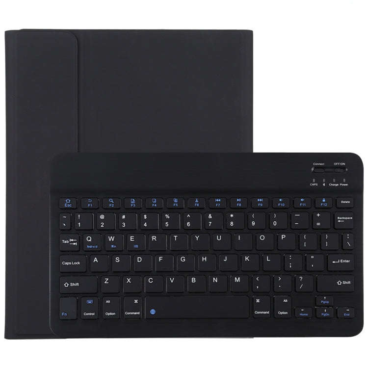 TG11B Detachable Bluetooth Black Keyboard + Microfiber Leather Tablet Case for iPad Pro 11 inch (...