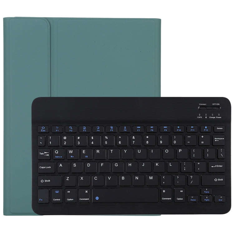 TG11B Detachable Bluetooth Black Keyboard + Microfiber Leather Tablet Case for iPad Pro 11 inch (...