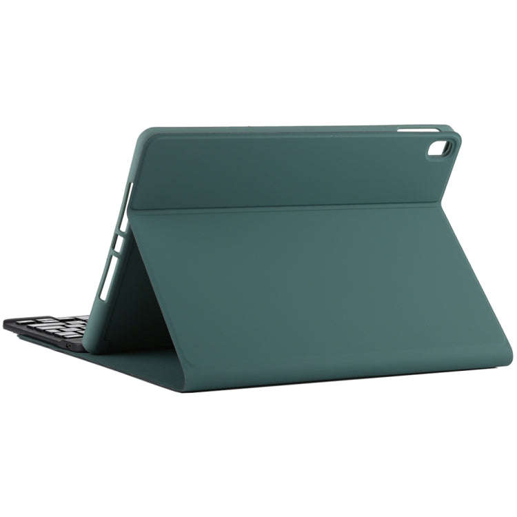 TG11B Detachable Bluetooth Black Keyboard + Microfiber Leather Tablet Case for iPad Pro 11 inch (...