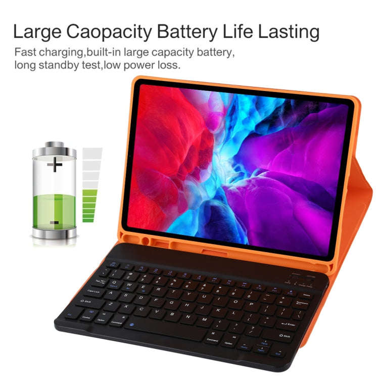 TG11B Detachable Bluetooth Black Keyboard + Microfiber Leather Tablet Case for iPad Pro 11 inch (...