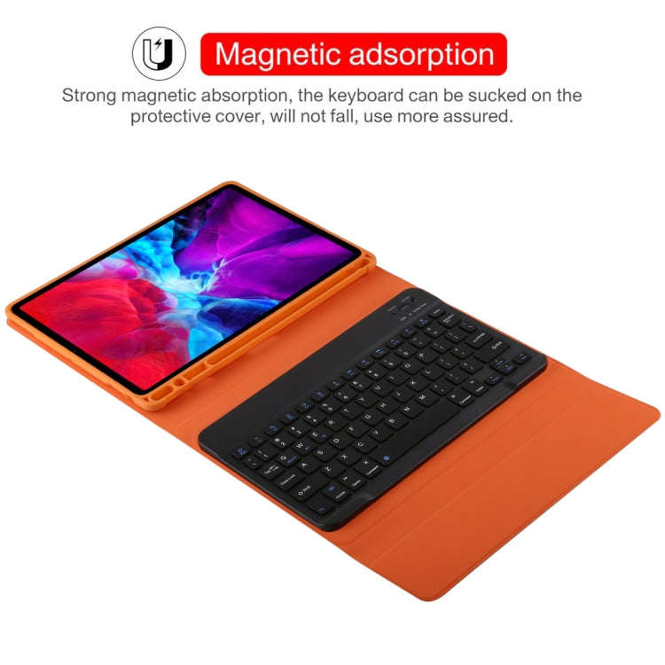 TG11B Detachable Bluetooth Black Keyboard + Microfiber Leather Tablet Case for iPad Pro 11 inch (...