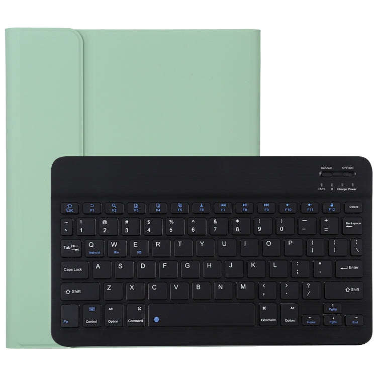 TG11B Detachable Bluetooth Black Keyboard + Microfiber Leather Tablet Case for iPad Pro 11 inch (...