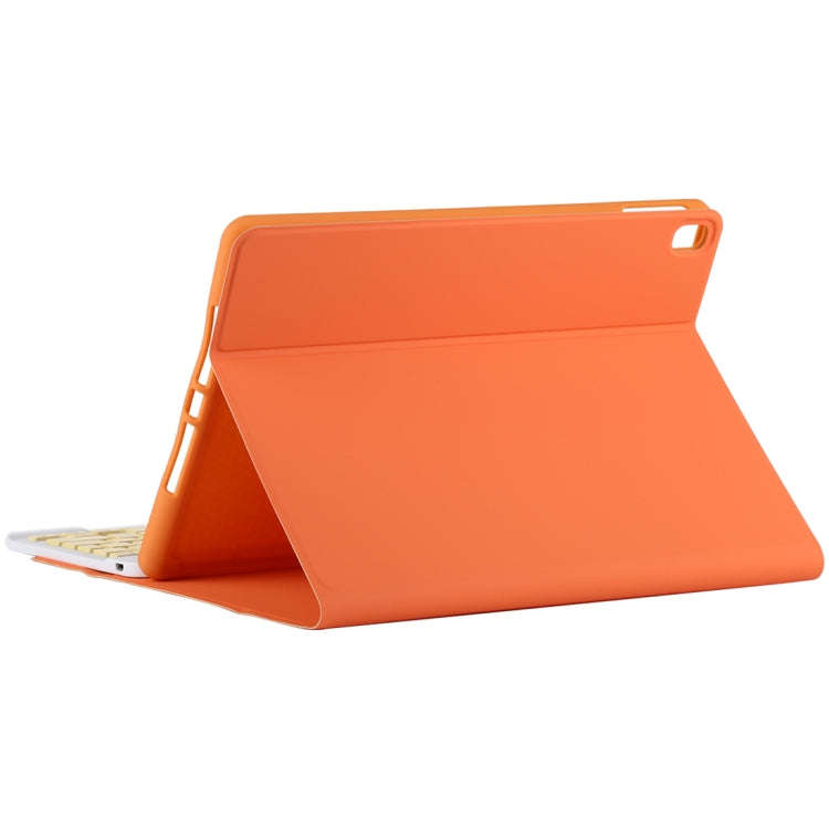 TG11B Detachable Bluetooth Yellow Keyboard + Microfiber Leather Tablet Case for iPad Pro 11 inch ...