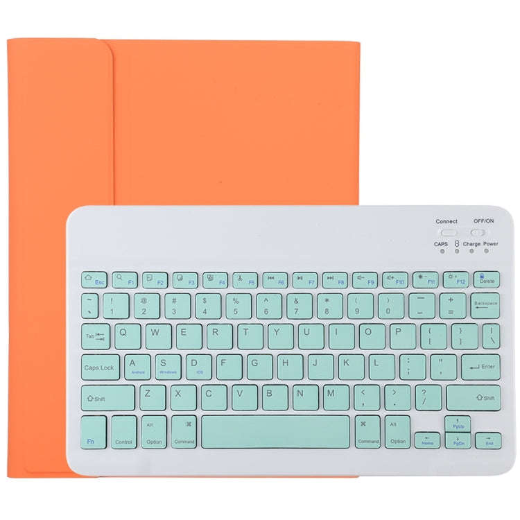 TG11B Detachable Bluetooth Green Keyboard + Microfiber Leather Tablet Case for iPad Pro 11 inch (...