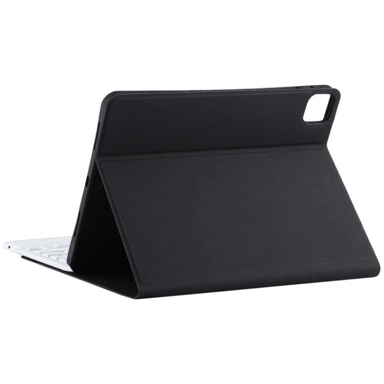 TG11BC Detachable Bluetooth White Keyboard Microfiber Leather Tablet Case for iPad Pro 11 inch (2...
