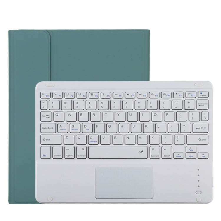 TG11BC Detachable Bluetooth White Keyboard Microfiber Leather Tablet Case for iPad Pro 11 inch (2...