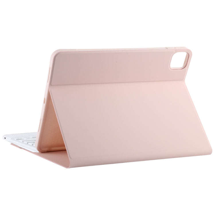 TG11BC Detachable Bluetooth White Keyboard Microfiber Leather Tablet Case for iPad Pro 11 inch (2...