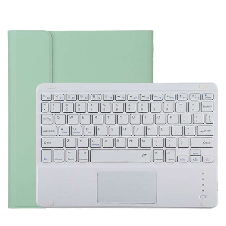 TG11BC Detachable Bluetooth White Keyboard Microfiber Leather Tablet Case for iPad Pro 11 inch (2...