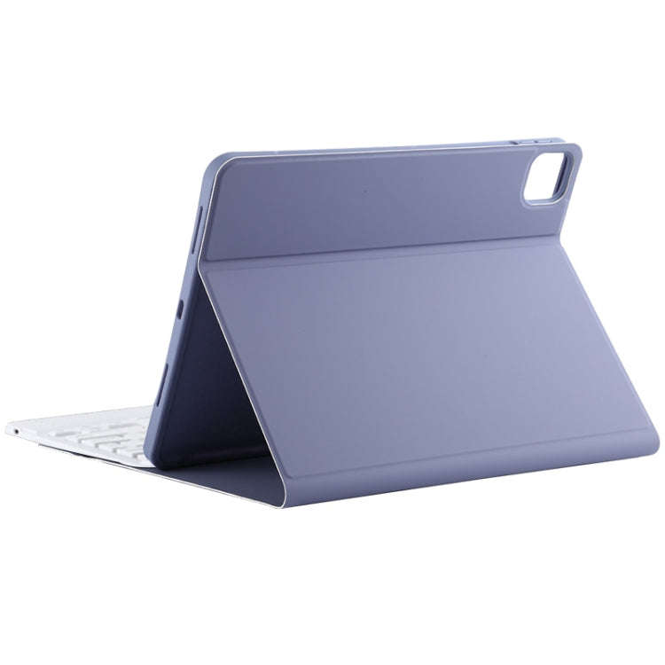 TG11BC Detachable Bluetooth White Keyboard Microfiber Leather Tablet Case for iPad Pro 11 inch (2...