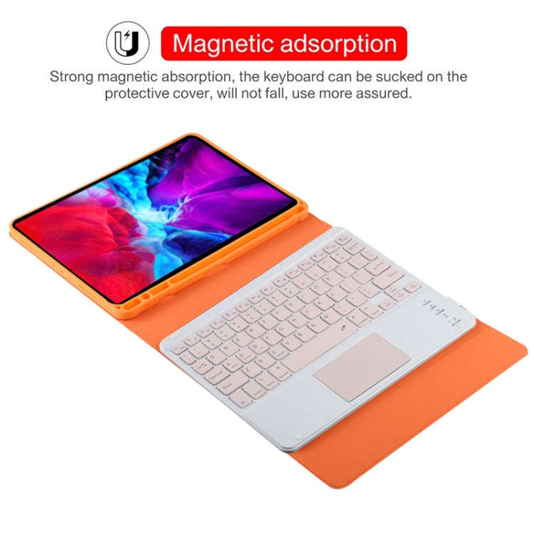 TG11BC Detachable Bluetooth Pink Keyboard Microfiber Leather Tablet Case for iPad Pro 11 inch (20...