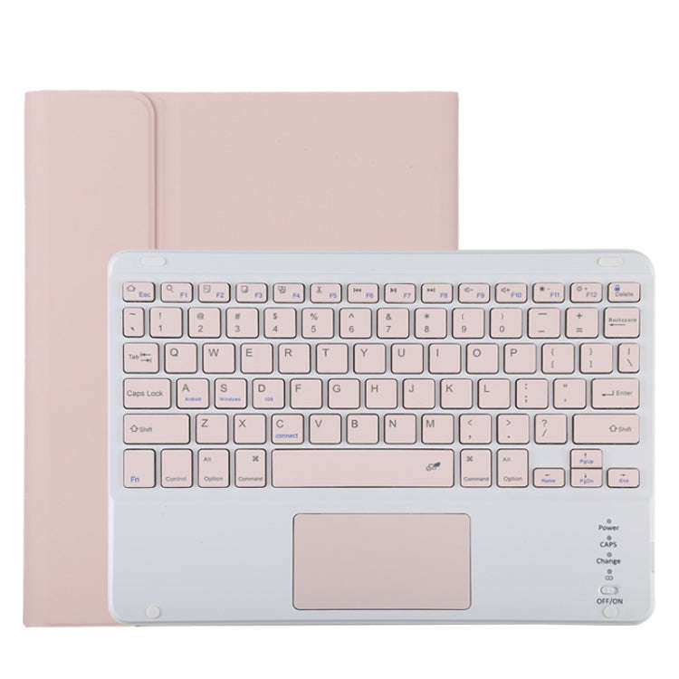 TG11BC Detachable Bluetooth Pink Keyboard Microfiber Leather Tablet Case for iPad Pro 11 inch (20...