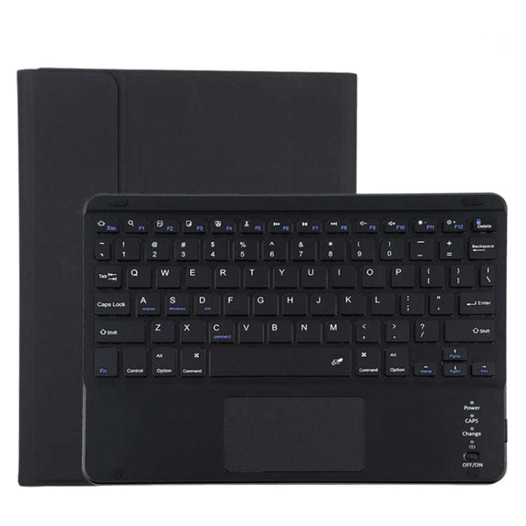 TG11BC Detachable Bluetooth Black Keyboard Microfiber Leather Tablet Case for iPad Pro 11 inch (2...