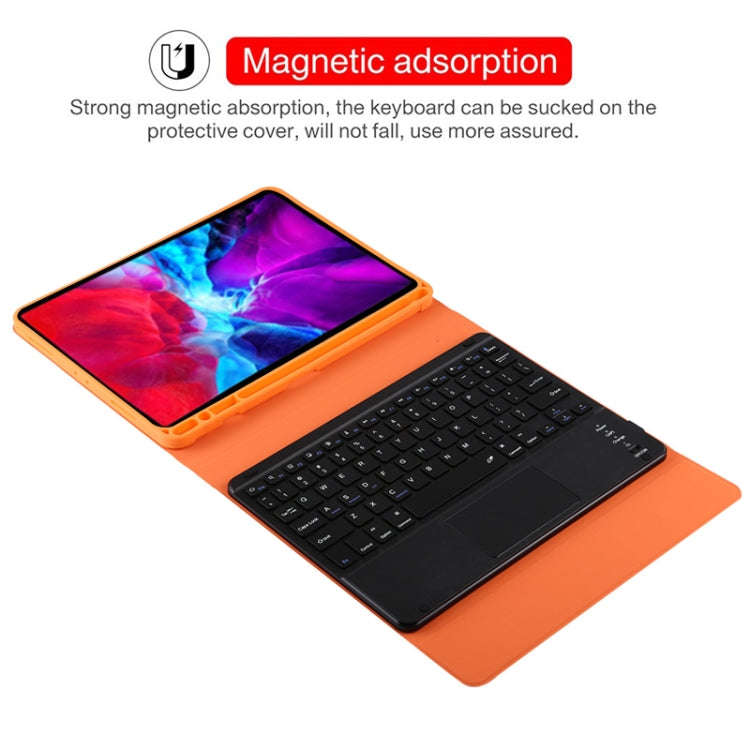 TG11BC Detachable Bluetooth Black Keyboard Microfiber Leather Tablet Case for iPad Pro 11 inch (2...