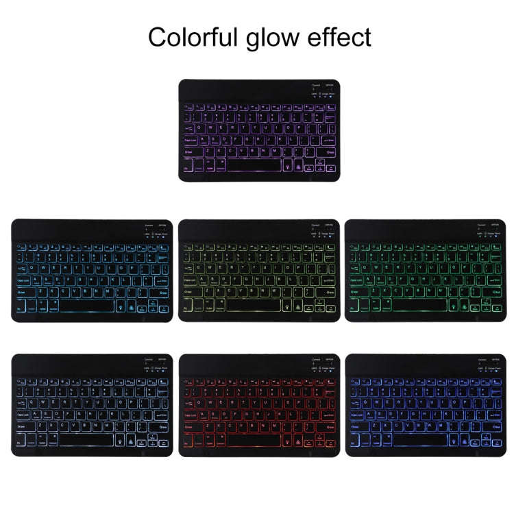 TG11BS Detachable Bluetooth Black Keyboard + Microfiber Leather Tablet Case for iPad Pro 11 inch ...