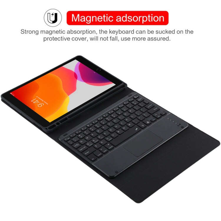 TG-102BCS Detachable Bluetooth Black Keyboard + Microfiber Leather Tablet Case for iPad 10.2 inch...