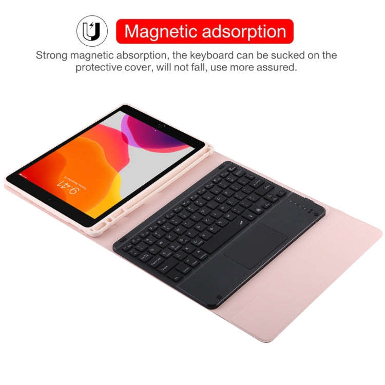 TG-102BCS Detachable Bluetooth Black Keyboard + Microfiber Leather Tablet Case for iPad 10.2 inch...