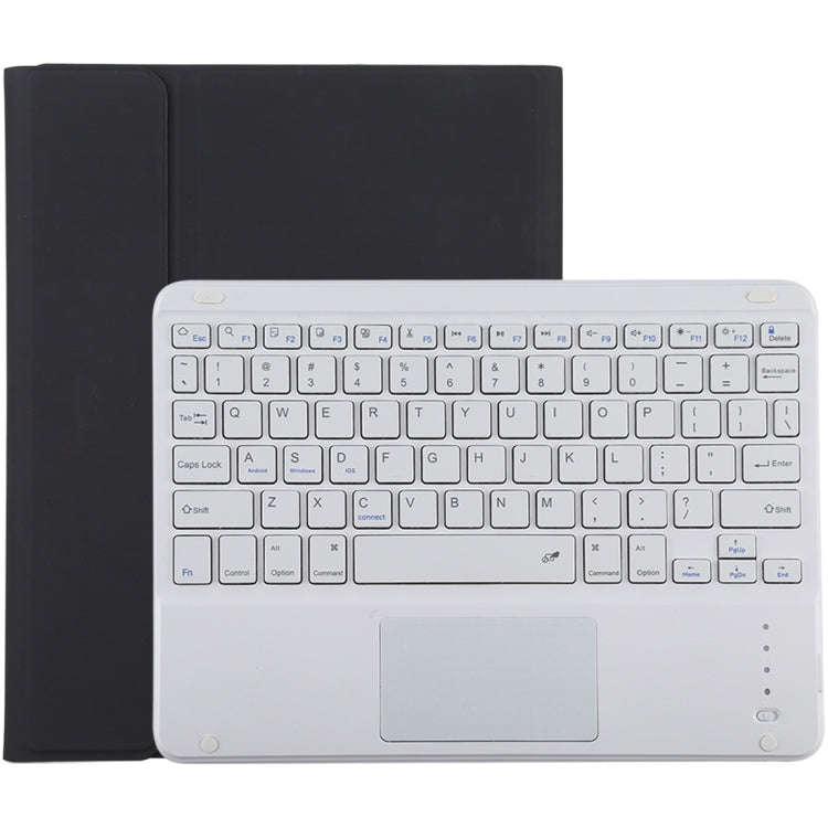 TG-102BC Detachable Bluetooth White Keyboard + Microfiber Leather Tablet Case for iPad 10.2 inch ...