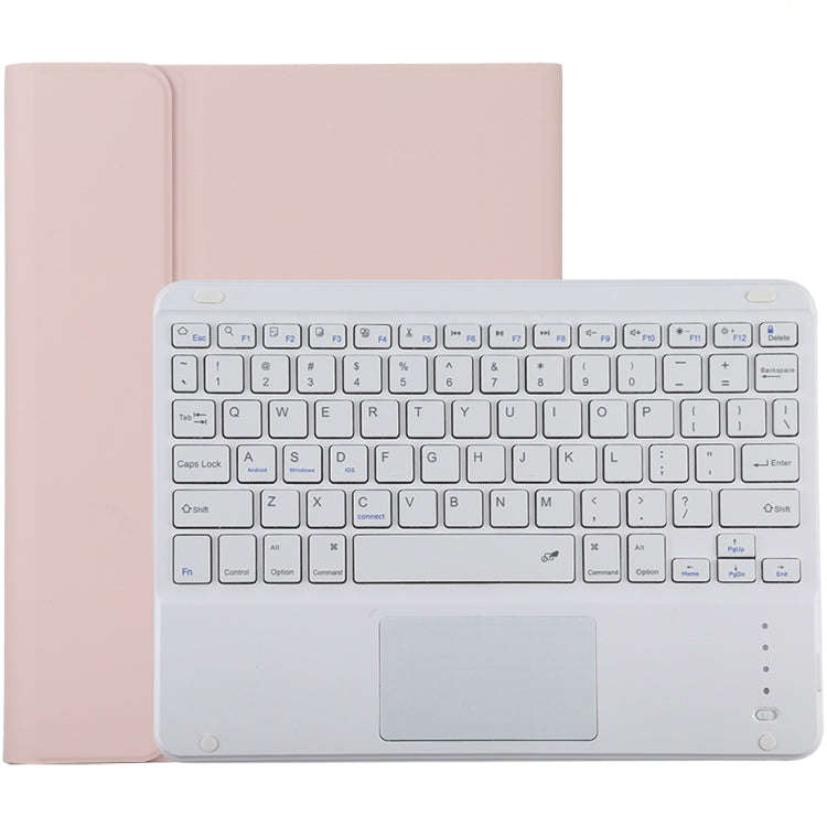 TG-102BC Detachable Bluetooth White Keyboard + Microfiber Leather Tablet Case for iPad 10.2 inch ...