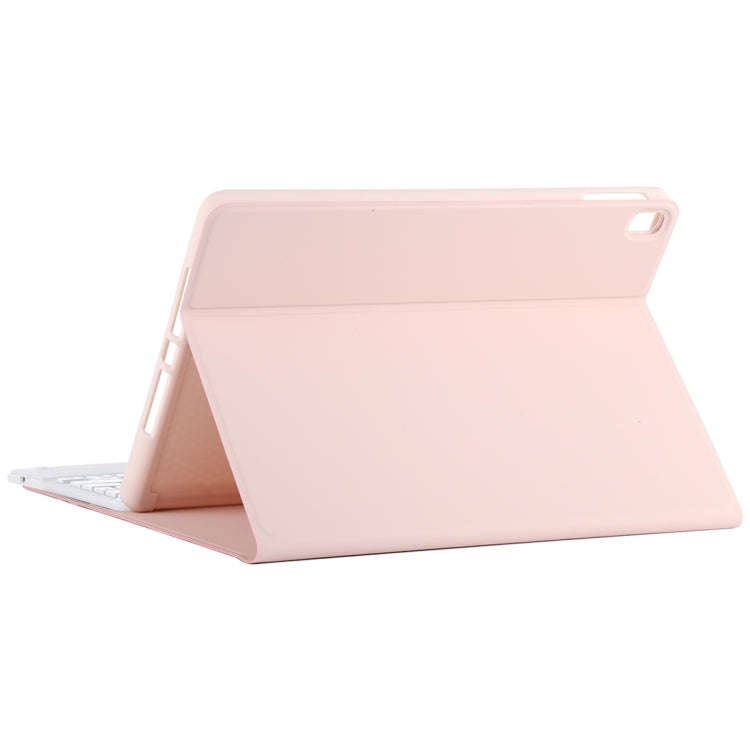 TG-102BC Detachable Bluetooth White Keyboard + Microfiber Leather Tablet Case for iPad 10.2 inch ...