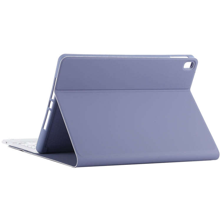TG-102BC Detachable Bluetooth White Keyboard + Microfiber Leather Tablet Case for iPad 10.2 inch ...