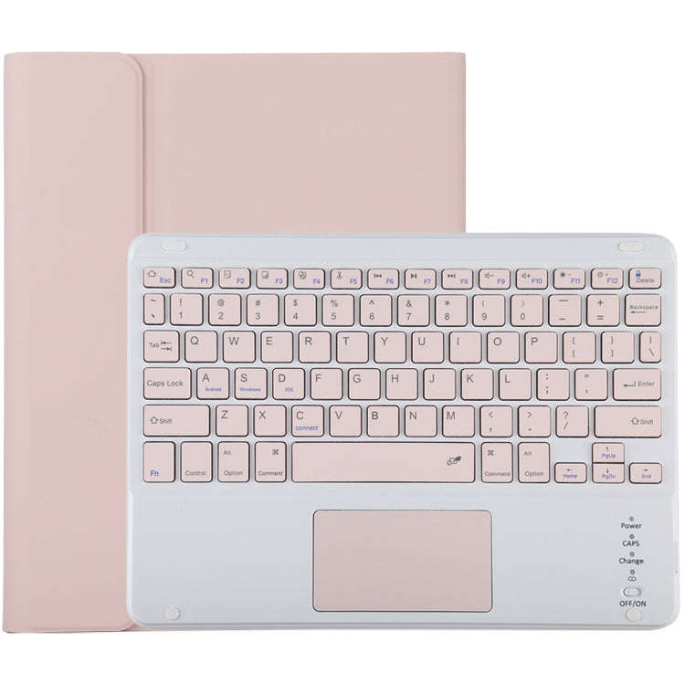 TG-102BC Detachable Bluetooth Pink Keyboard + Microfiber Leather Tablet Case for iPad 10.2 inch /...