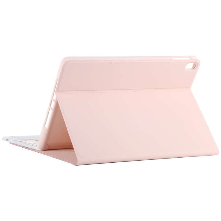 TG-102BC Detachable Bluetooth Pink Keyboard + Microfiber Leather Tablet Case for iPad 10.2 inch /...