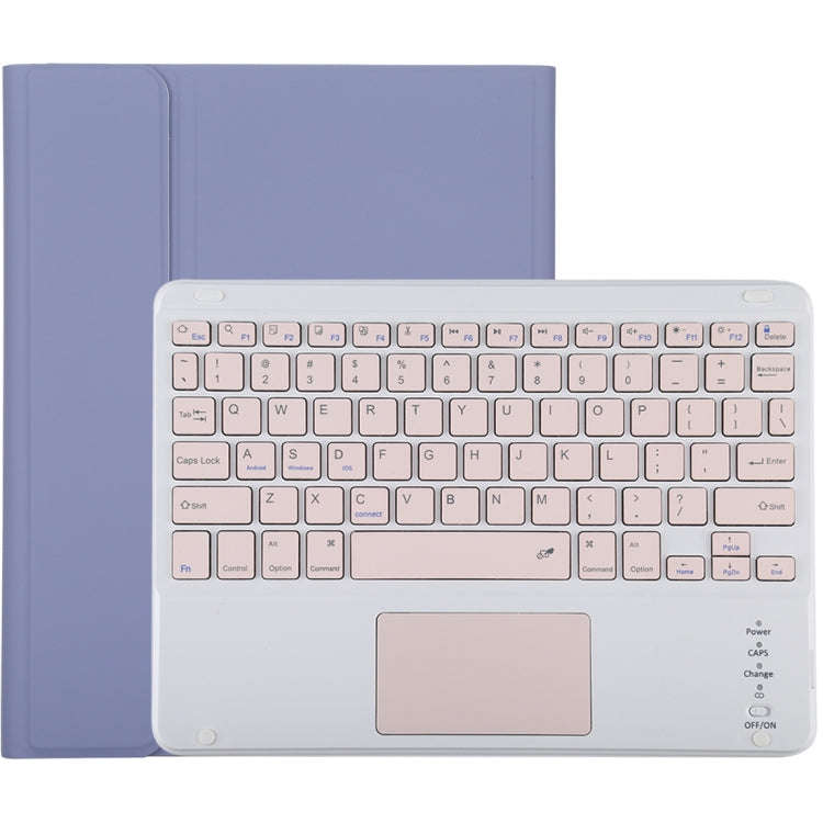 TG-102BC Detachable Bluetooth Pink Keyboard + Microfiber Leather Tablet Case for iPad 10.2 inch /...