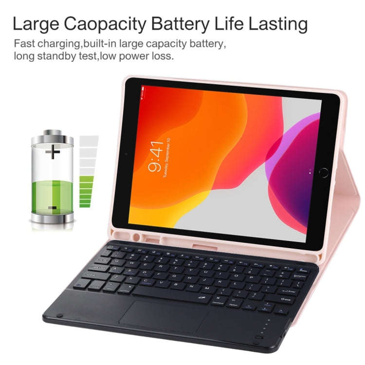 TG97BC Detachable Bluetooth Black Keyboard + Microfiber Leather Tablet Case for iPad 9.7 inch, wi...