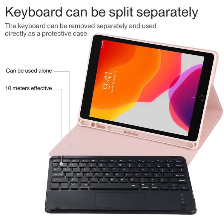TG97BC Detachable Bluetooth Black Keyboard + Microfiber Leather Tablet Case for iPad 9.7 inch, wi...