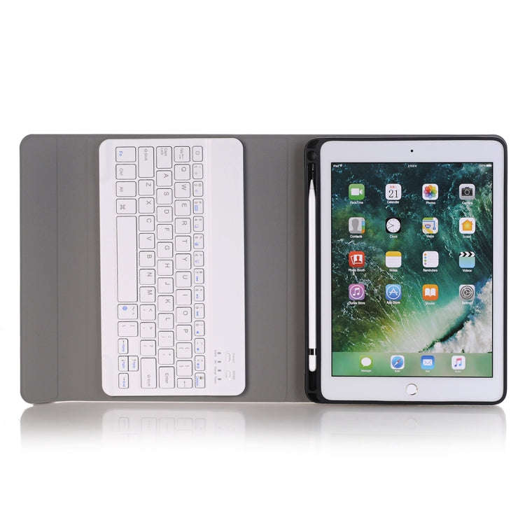 A102B For iPad 10.2 inch 2019 Ultra-thin Detachable Bluetooth Keyboard Leather Tablet Case with S...