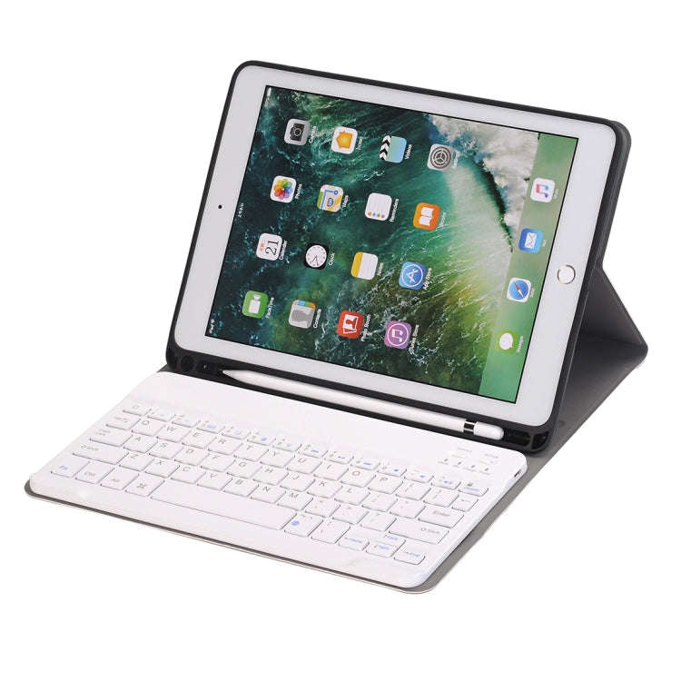 A102B For iPad 10.2 inch 2019 Ultra-thin Detachable Bluetooth Keyboard Leather Tablet Case with S...