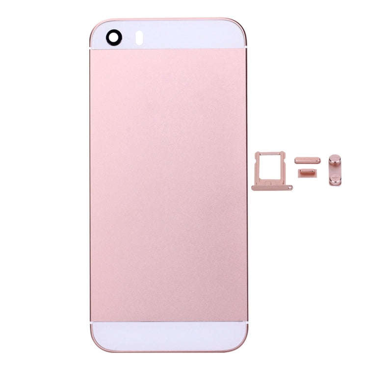 5 in 1 for iPhone SE Original (Back Cover + Card Tray + Volume Control Key + Power Button + Mute ...