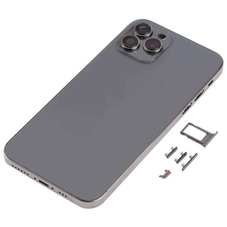 Back Housing Cover with Appearance Imitation of iP13 Pro for iPhone X(Black)