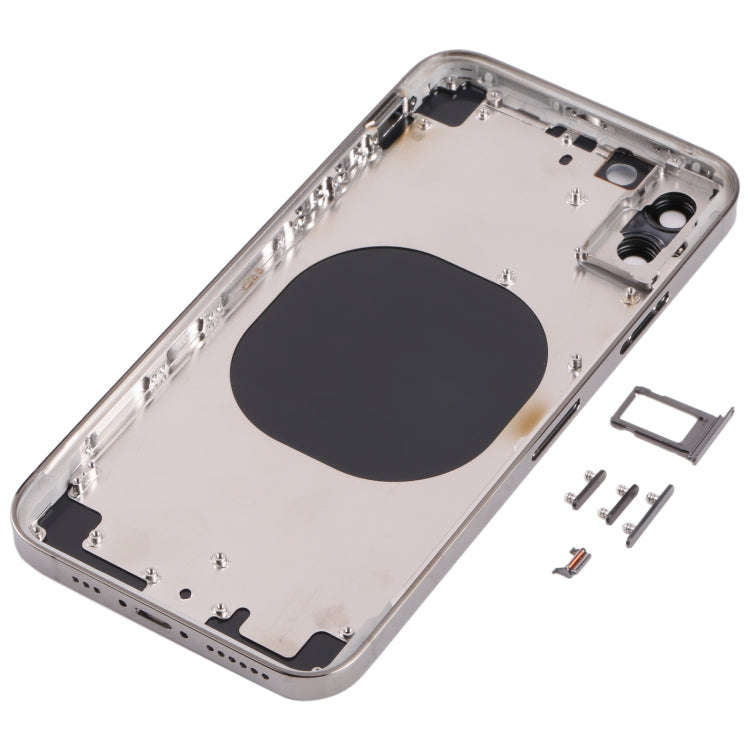 Back Housing Cover with Appearance Imitation of iP13 Pro for iPhone X(Black)