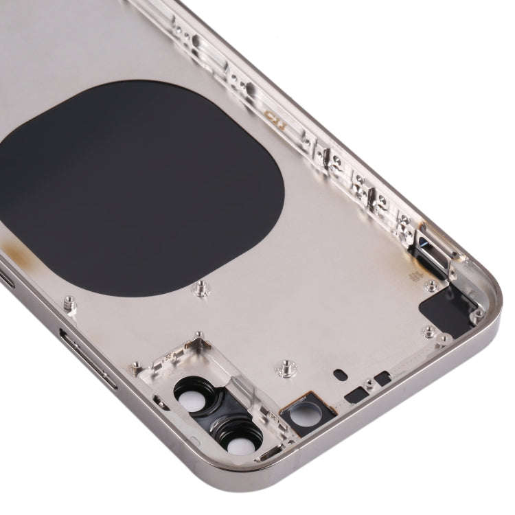 Back Housing Cover with Appearance Imitation of iP13 Pro for iPhone X(Black)