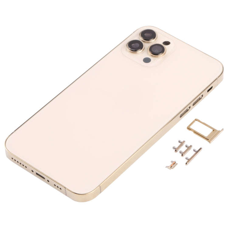 Back Housing Cover with Appearance Imitation of iP13 Pro for iPhone X(Gold)