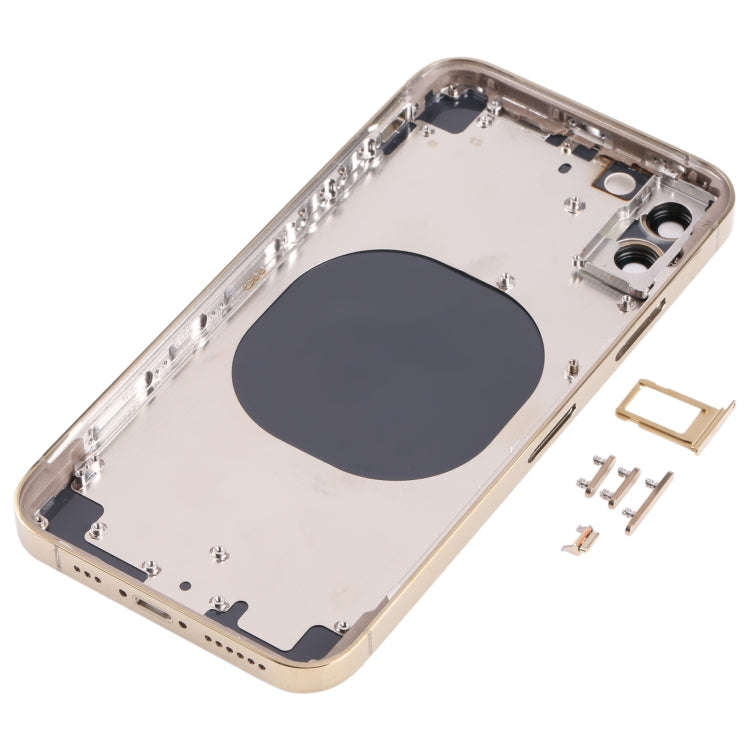 Back Housing Cover with Appearance Imitation of iP13 Pro for iPhone X(Gold)