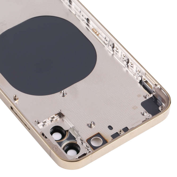 Back Housing Cover with Appearance Imitation of iP13 Pro for iPhone X(Gold)