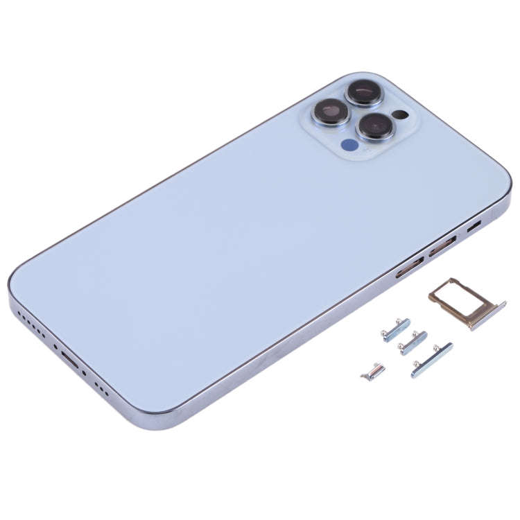 Back Housing Cover with Appearance Imitation of iP13 Pro for iPhone X(Blue)