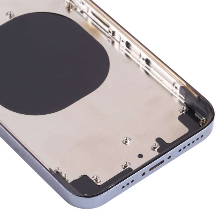 Back Housing Cover with Appearance Imitation of iP13 Pro for iPhone X(Blue)