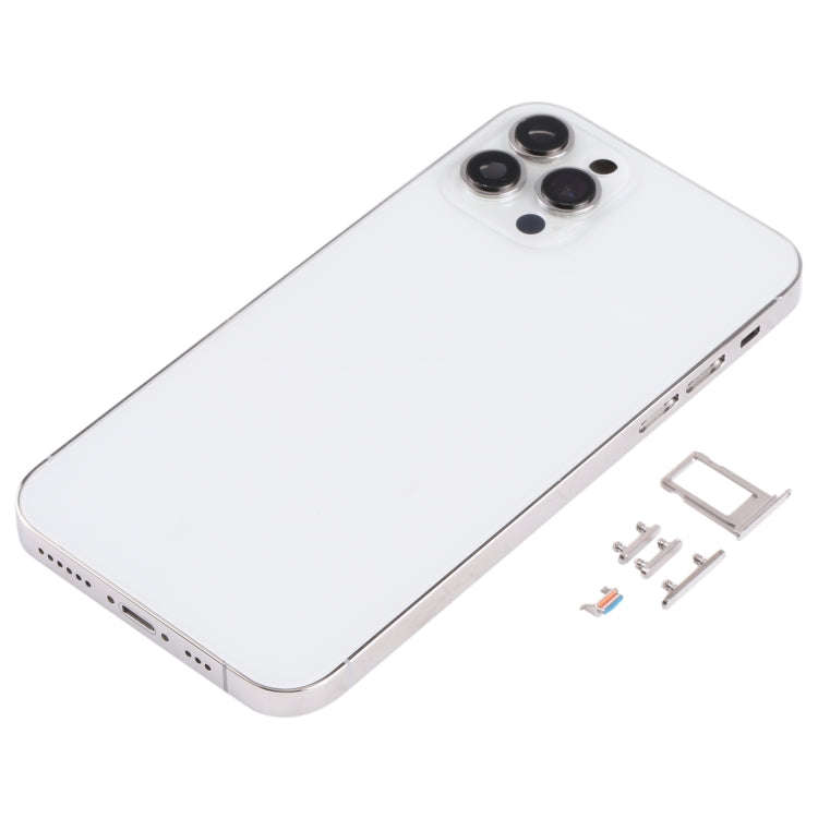 Back Housing Cover with Appearance Imitation of iP13 Pro for iPhone X(White)