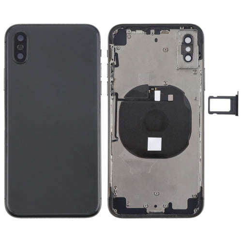 Battery Back Cover Assembly with Side Keys & Wireless Charging Module & Volume Button Flex Cable ...