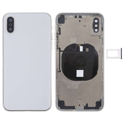 Battery Back Cover Assembly with Side Keys & Wireless Charging Module & Volume Button Flex Cable ...