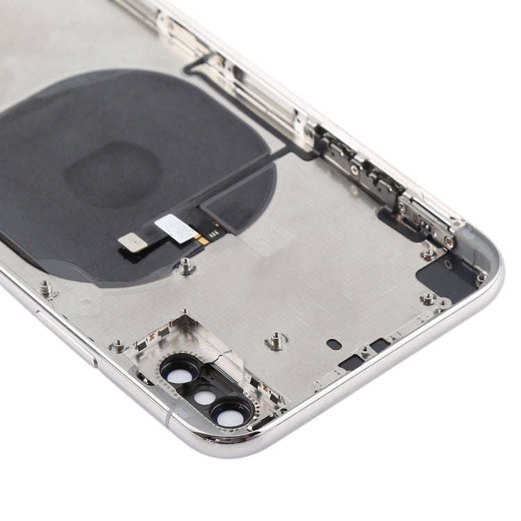 Battery Back Cover Assembly with Side Keys & Wireless Charging Module & Volume Button Flex Cable ...