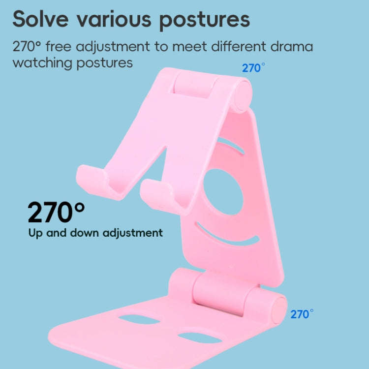 WQ-02 Foldable Creative Lazy Bracket Phone Holder (Pink)
