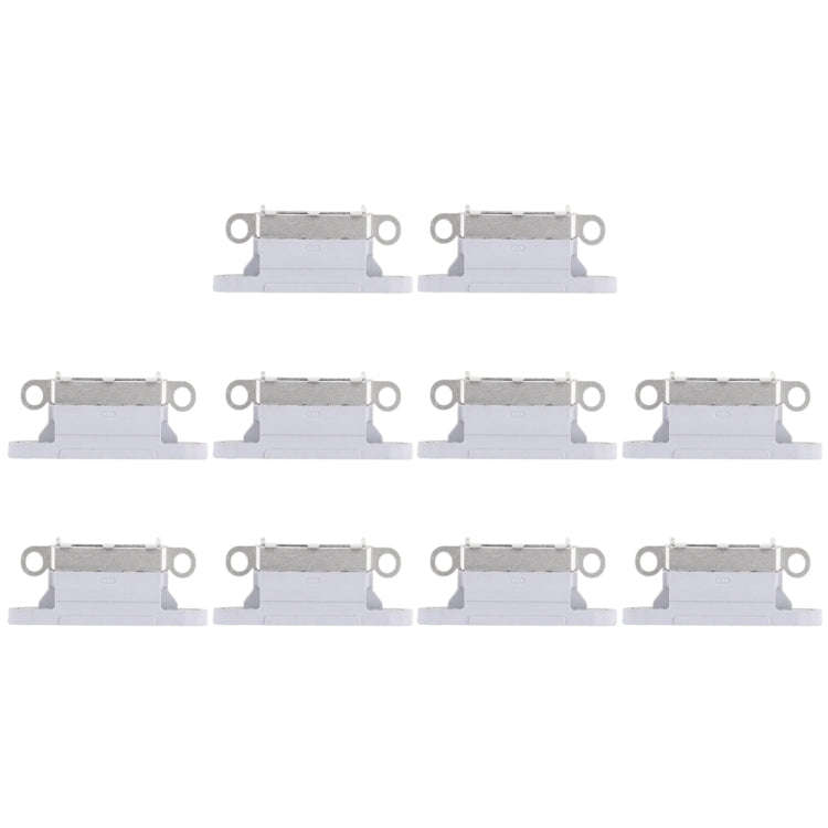 10 PCS Charging Port Connector for iPhone X(Grey)